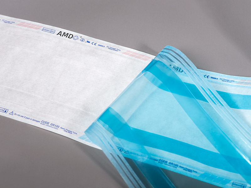 Amd стерилизация Gusseted катушка